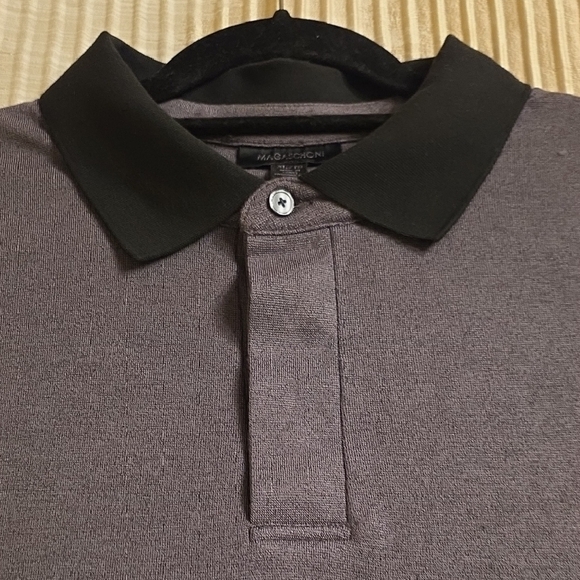 Magaschoni Lavender Polo with Charcoal Collar - Picture 7 of 9